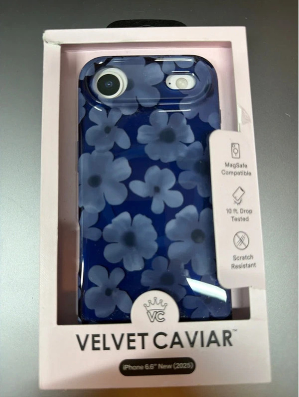 Velvet Caviar Blue Floral iPhone 17 Air MagSafe Case New